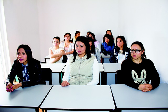 Students in a journalism class